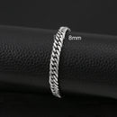 Pulseira Casual Ouro Cubano, Aço Inoxidável.