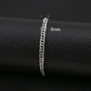 Pulseira Casual Ouro Cubano, Aço Inoxidável.