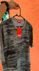 Camisa Diesel Cinza com detalhe nas costas